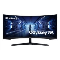 Gaming monitor 34" SAMSUNG LC34G55TWWPXEN, UWQHD, VA, 165 Hz, 1 ms, 250 cd/m2, FreeSync, ukrivljen, črn
