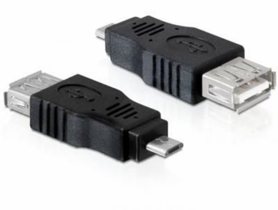 Adapter DELOCK, USB 2.0 (Ž) na USB 2.0 Micro-B (M), OTG funkcija