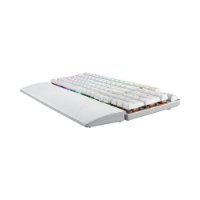 ASUS ROG Strix Scope II 96 Wireless, mehanska RGB tipkovnica, US razpored, bela
