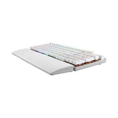ASUS ROG Strix Scope II 96 Wireless, mehanska RGB tipkovnica, US razpored, bela