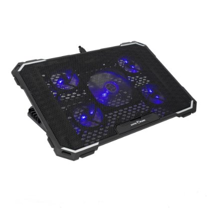Hlajenje za prenosni računalnik WHITE SHARK GCP-20 Ice Ghost, do 17,3", črno
