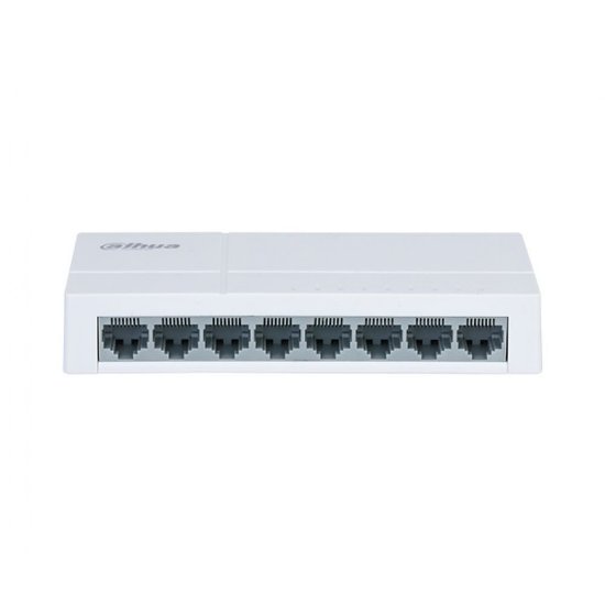 Preklopnik DAHUA PFS3008-8ET-L-V2, 10/100 Mbps, 8-portni