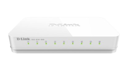Switch D-LINK GO-SW-8G, Gigabit GO Switch, 8 priključkov, 10/100/1000 Mbps