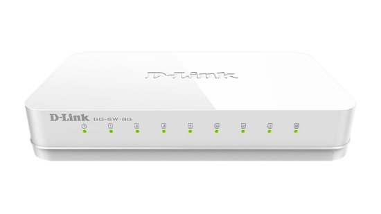 Switch D-LINK GO-SW-8G, Gigabit GO Switch, 8 priključkov, 10/100/1000 Mbps