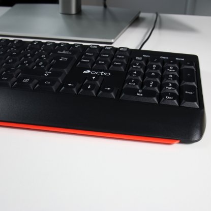 Tipkovnica OCTIO K201U, črna, USB