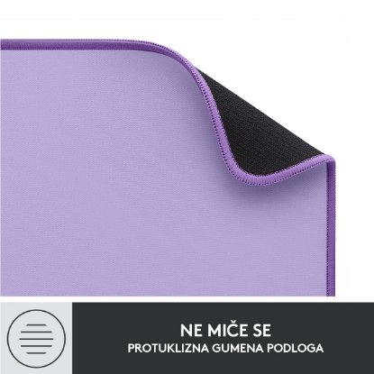 Podloga za miško, LOGITECH Desk Mat Studio, soft, vijolična