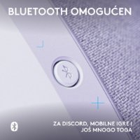 Slušalke LOGITECH Gaming G321, brezžične, BT, USB, bele