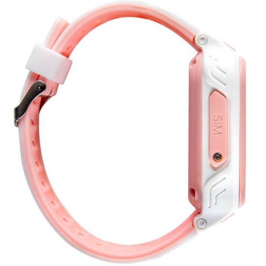 Otroška pametna ura MYKI 4, 4G video klici, sledenje lokaciji, vodoodporna, belo-roza