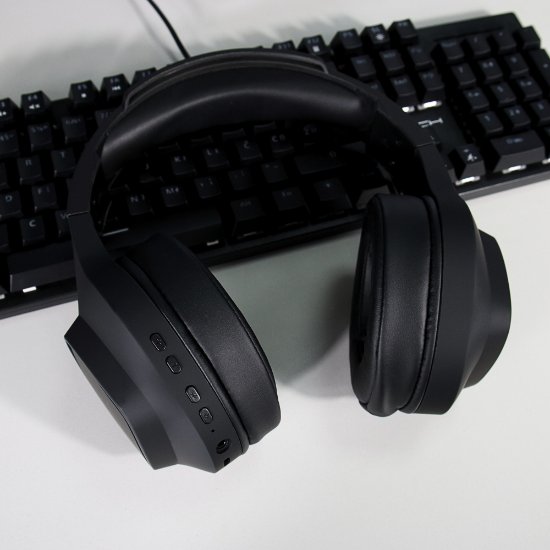 slušalke EPOCH Nix, RGB, brezžične, črne