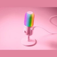 Mikrofon RAZER Seiren V3 Chroma, RGB, namizni, roza