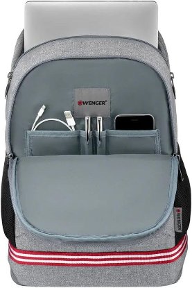 Nahrbtnik za prenosnik WENGER Quadma, 16", sivi