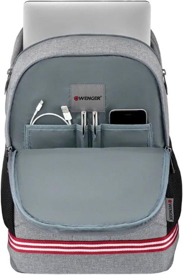 Nahrbtnik za prenosnik WENGER Quadma, 16", sivi