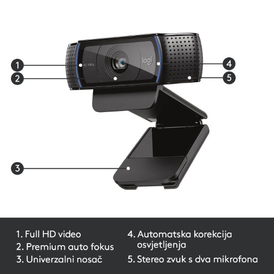 Web kamera LOGITECH HD WebCam C920 Pro