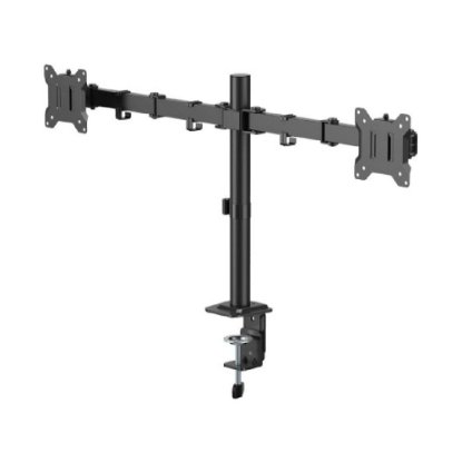 Nosilec za monitor SBOX LCD-352/2-3, namizni, do 32", za 2 monitorja, črn