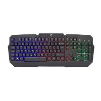 Tipkovnica WHITE SHARK GK-2105 Dakota, LED, črna, USB