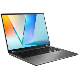 Prenosnik ASUS Vivobook S 14 Flip TP3607SA-RJ003X / Core Ultra 5 226V, 16 GB, 512 GB SSD, Intel HD Graphics, 16" 2,8K 120Hz OLED, Windows 11 Pro, sive barve