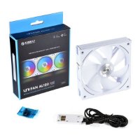 Ventilator LIAN LI Uni AL120 RGB, 120mm PWM, beli