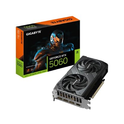 Grafična kartica GIGABYTE GeForce RTX 5060 Windforce MAX OC, 8GB GDDR7