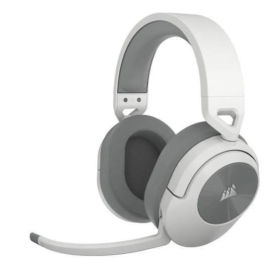 slušalke CORSAIR HS55 Wireless, brezžične, mikrofon, bele