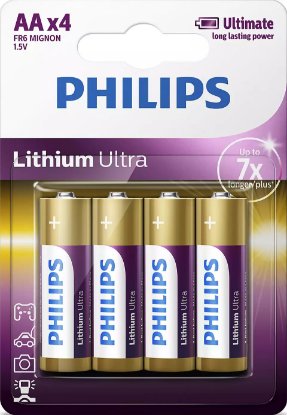 Baterija PHILIPS FR6LB4A/10, tip AA, 4 kosa