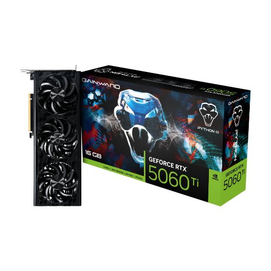 Grafična kartica GAINWARD GeForce RTX 5060 Ti Python III, 16GB GDDR7