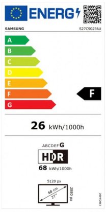 Monitor 27" SAMSUNG ViewFinity LS27C902PAUXDU, 5120x2880, IPS, 60Hz, 5ms, 480cd/m2, zvočnici, sivi
