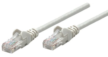 Kabel OCTIO patch CAT6 U/UTP, siv, 1m