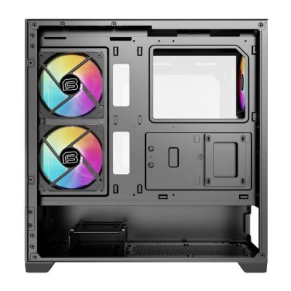 Ohišje BIT FORCE SPARK ARGB-TG3, MIDI, ATX, črno, bez napajalnika