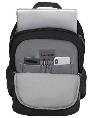 Nahrbtnik za prenosnik WENGER Quadma, 16", črni