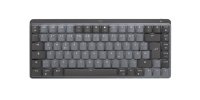 Tipkovnica LOGITECH MX Mechanical Mini Clicky, brezžična, BT, črna