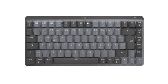 Tipkovnica LOGITECH MX Mechanical Mini Clicky, brezžična, BT, črna