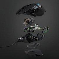Miška LOGITECH Gaming G502 Hero RGB, optična, 25600dpi, črna, USB
