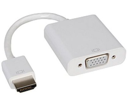 Adapter DELOCK, HDMI (M) na VGA (Ž), 25cm
