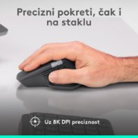 Miška LOGITECH MX Master 4, optična, brezžična, BT, črna