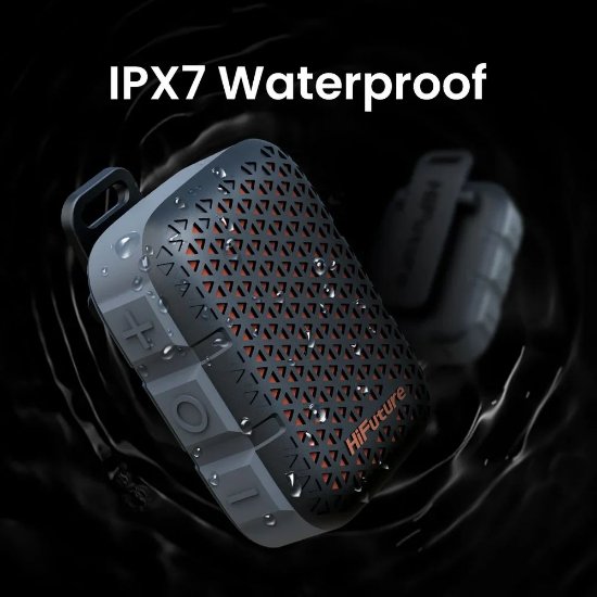 Zvočnik HIFUTURE Pocket S, bluetooth, vodoodporen, 5W, belo-siv