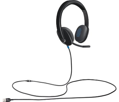 slušalke LOGITECH Headset H540, USB, črne