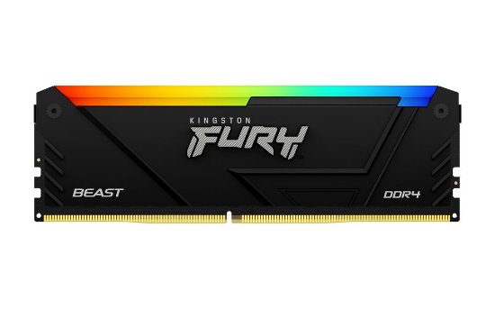 RAM pomnilnik PC-28800, 128GB, KINGSTON Fury Beast RGB KF436C18BB2AK4/128, DDR4 3600MHz, 4x32GB