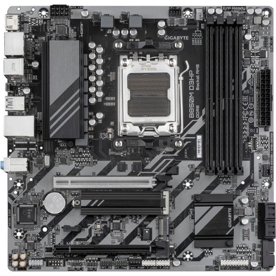 Matična plošča GIGABYTE B850 D3HP, AMD B850, DDR5, mATX, s. AM5