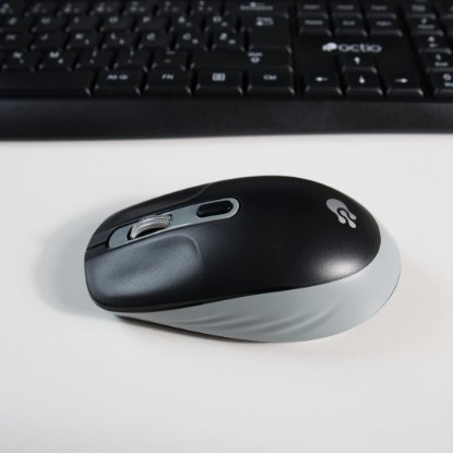 Miška OCTIO M300W, brezžična, črna