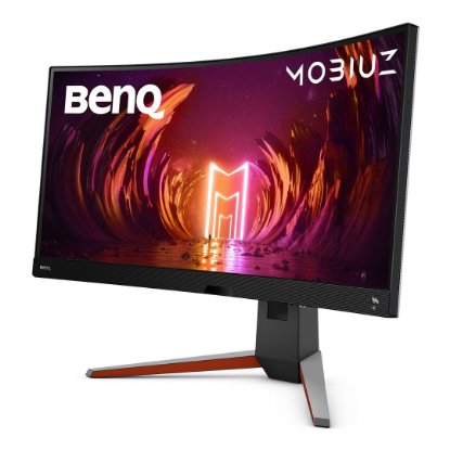 Igralni monitor 34" BENQ EX3410R 9H.LKKLA.TBE, UWQHD, VA, 144Hz, 1ms, 350cd/m2, FreeSync, zakrivljeni, zvočniki, črn