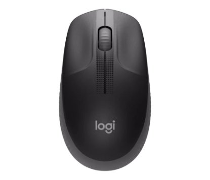 Miška LOGITECH M190, optična, brezžična, 1000dpi, črna