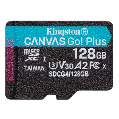 Pomnilniška kartica KINGSTON Canvas Go! Plus SDCG4/128GBSP, Micro SDXC, 128GB, Class 10