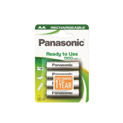 Baterija PANASONIC HHR-3MVE/4BC, AA, 4 kosi, polnilne, 1900 mAh
