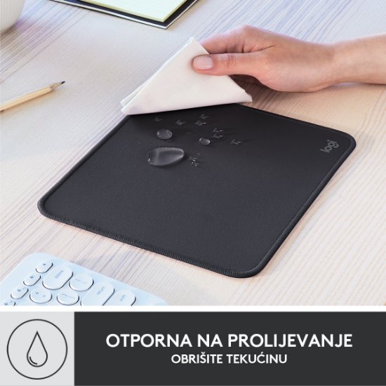 Podloga za miško, LOGITECH Studio, soft, črna