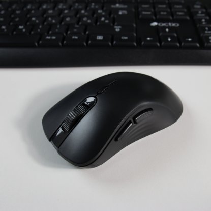 Miška OCTIO M301W, optična, brezžična, 1600dpi, črna