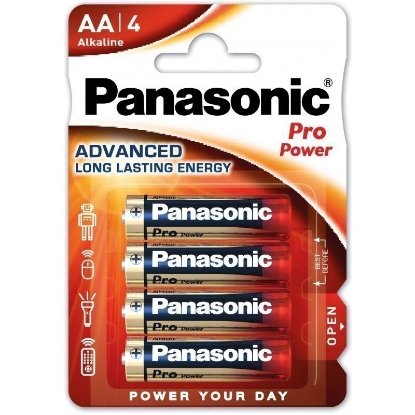 Baterija PANASONIC LR6PPG/4BP, 4 kosi, Alkaline Pro Power, AA