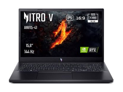 Prenosni računalnik ACER Nitro V 15 NH.QPFEX.00K / Ryzen 5 6600H, 16GB, 512GB SSD, nVidia GeForce RTX 3050, 15.6" FHD 165Hz IPS, Windows 11, črn