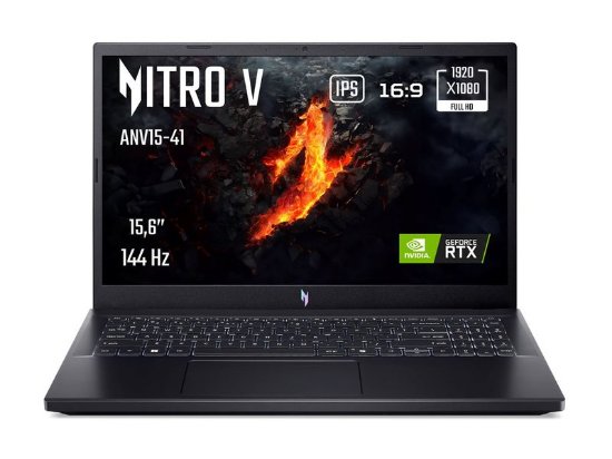 Prenosni računalnik ACER Nitro V 15 NH.QPFEX.00K / Ryzen 5 6600H, 16GB, 512GB SSD, nVidia GeForce RTX 3050, 15.6" FHD 165Hz IPS, Windows 11, črn
