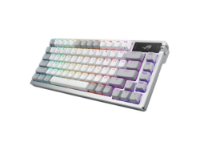 Tipkovnica ASUS ROG Azoth, RGB, mehanska, ROG NX Red stikala, brezžična, US razporeditev, bela, USB
