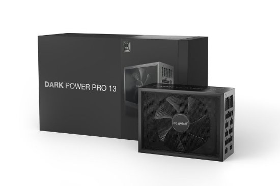 Napajlnik 1600W, BE QUIET Dark Power Pro 13, ATX v3.0, 135mm vent., modularno, 80+ Titanium